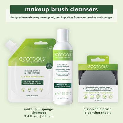 EcoTools dissolvable makeup brush cleansing sheets