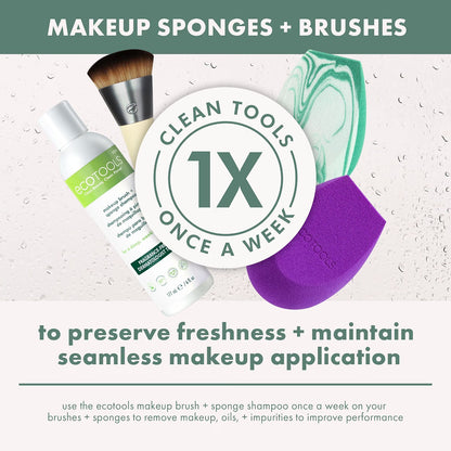 EcoTools dissolvable makeup brush cleansing sheets — packaging